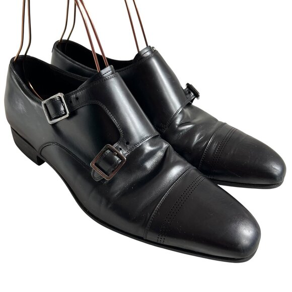 Ferragamo double monk strap shoes - Picture 1 of 12